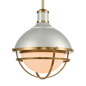 Jenna 16' 1 Light Pendant in Satin Silver