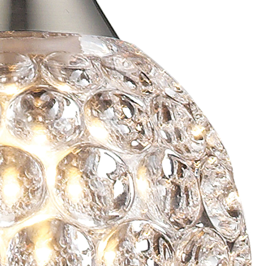 Kersey 5' 1 Light Mini Pendant in Satin Nickel (10341)