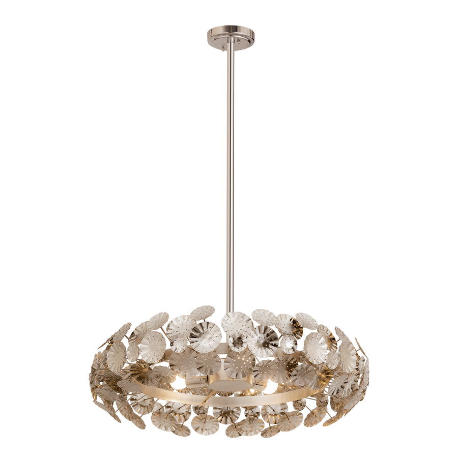 Camora 7' 3 Light Pendant in Nickel