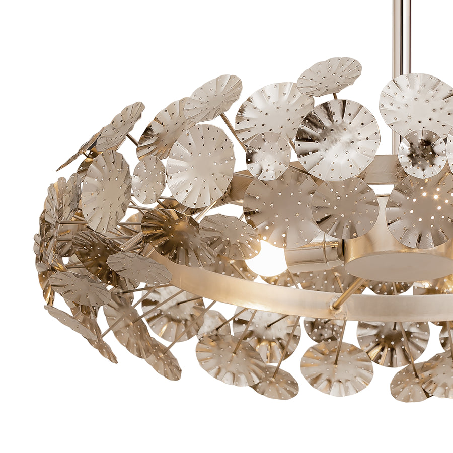 Camora 7' 3 Light Pendant in Nickel
