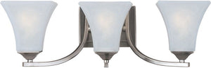 Aurora 21.5' 3 Light Bath Vanity Light in Satin Nickel