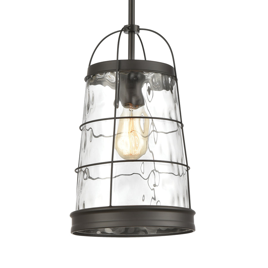 Azaria 9' 1 Light Mini Pendant in Oil Rubbed Bronze