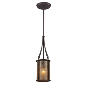Barringer 6' 1 Light Mini Pendant in Aged Bronze