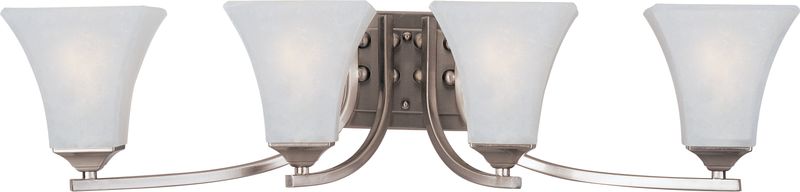 Aurora 29.5' 4 Light Vanity Lighting in Satin Nickel