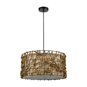 Bindan 20' 1 Light Pendant in Natural