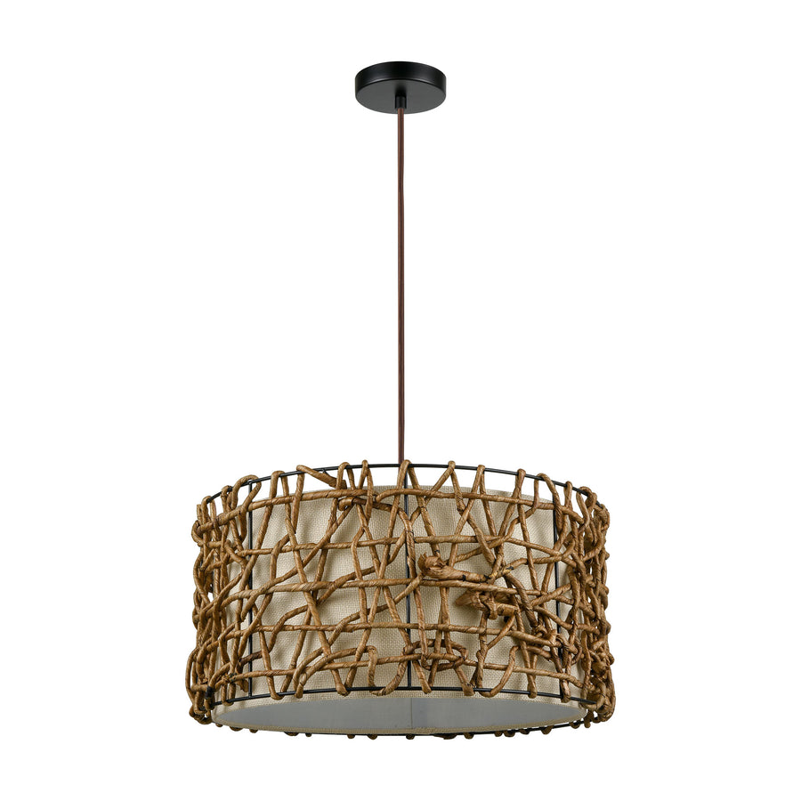 Bindan 20' 1 Light Pendant in Natural