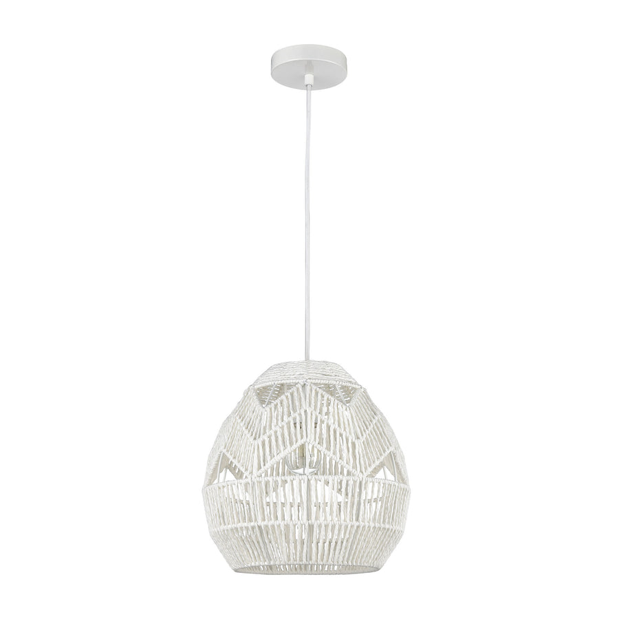 Boho 12' 1 Light Mini Pendant in White