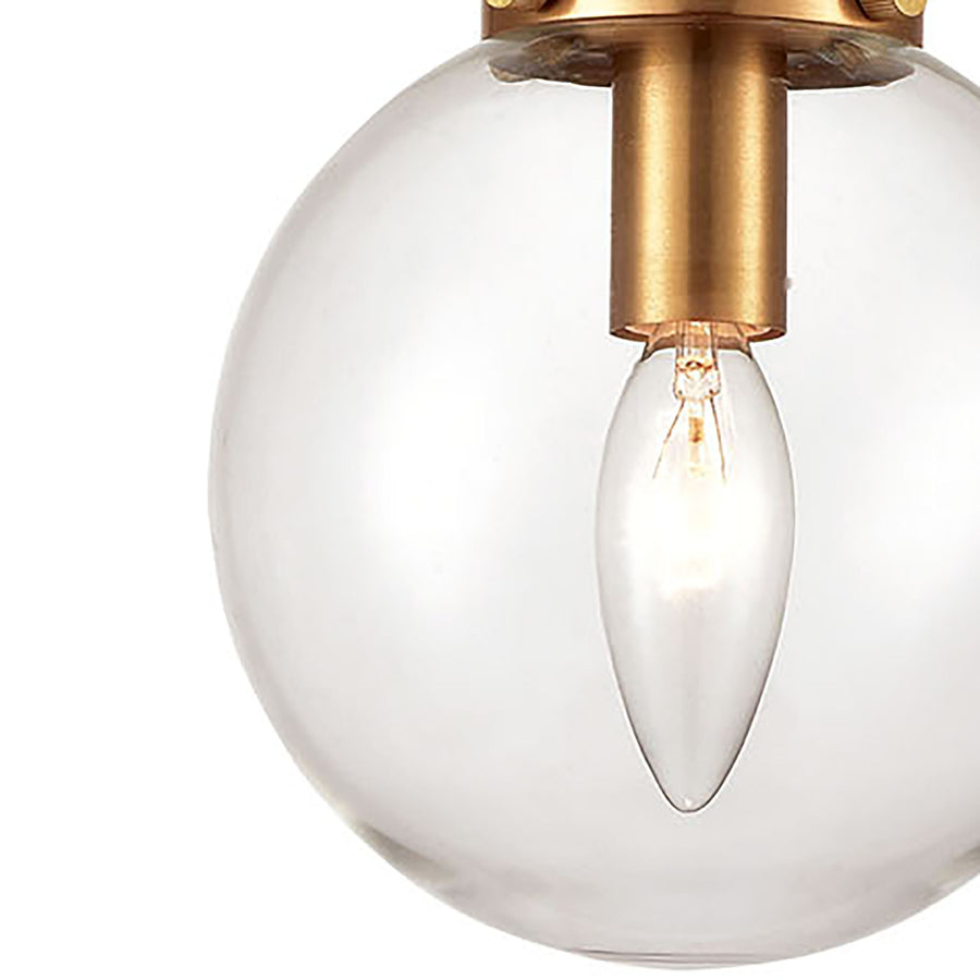 Boudreaux 6' 1 Light Mini Pendant in Antique Gold