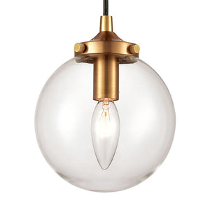 Boudreaux 6' 1 Light Mini Pendant in Antique Gold