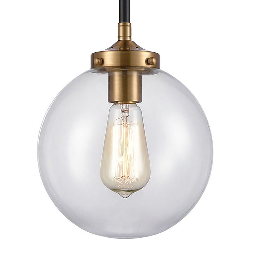 Boudreaux 8' 1 Light Mini Pendant in Antique Gold