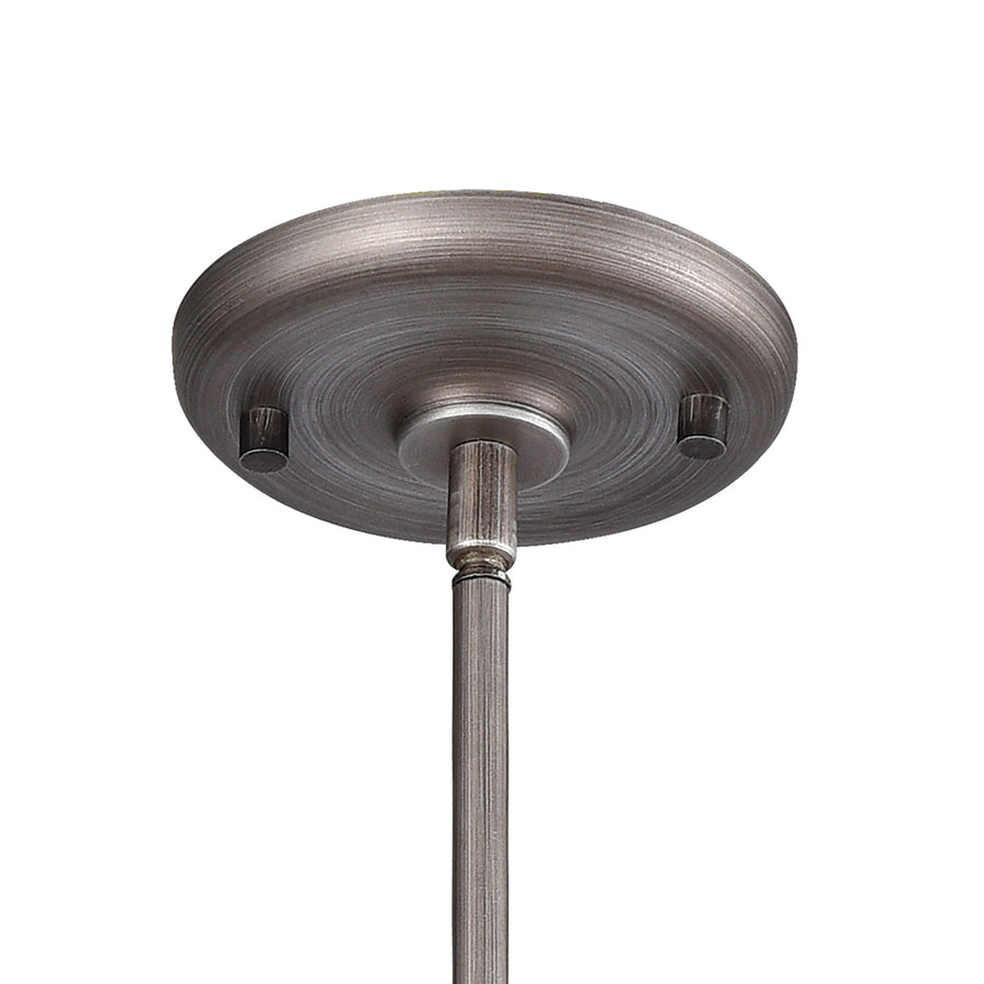 Bradington 13' 1 Light Pendant in Weathered Zinc