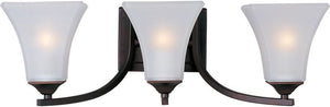 Aurora 21.5' 3 Light Bath Vanity Light in Oil Rubbed Bronze