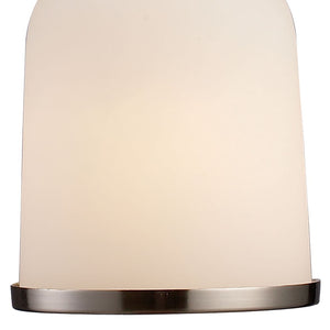 Brooksdale 5' 1 Light Mini Pendant in Satin Nickel