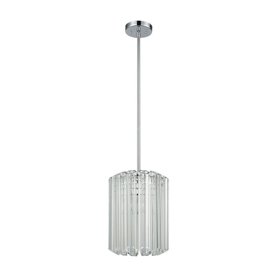Carrington 10' 1 Light Mini Pendant in Polished Chrome
