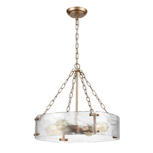 Cristata 20' 4 Light Pendant in Clear