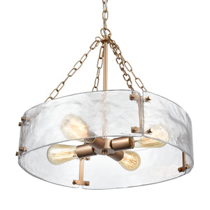 Cristata 20' 4 Light Pendant in Clear