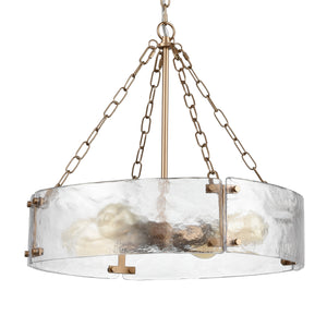 Cristata 20' 4 Light Pendant in Clear
