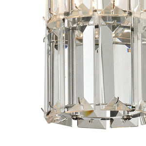 Cynthia 3' 1 Light Mini Pendant in Polished Chrome