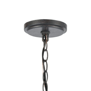Daisy 12' 4 Light Pendant in Midnight Bronze