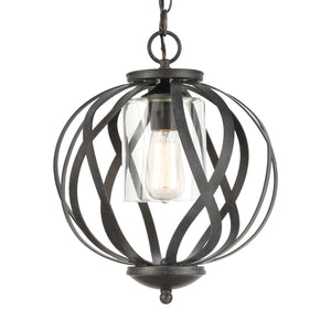 Daisy 12' 4 Light Pendant in Midnight Bronze