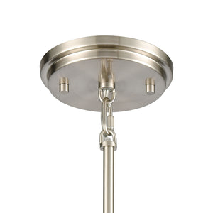 Dawson 4' 1 Light Mini Pendant in Satin Nickel