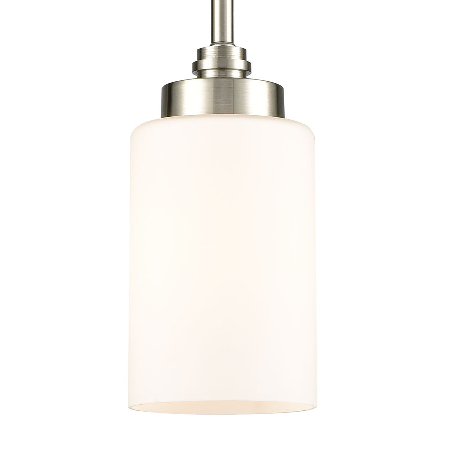 Dawson 4' 1 Light Mini Pendant in Satin Nickel