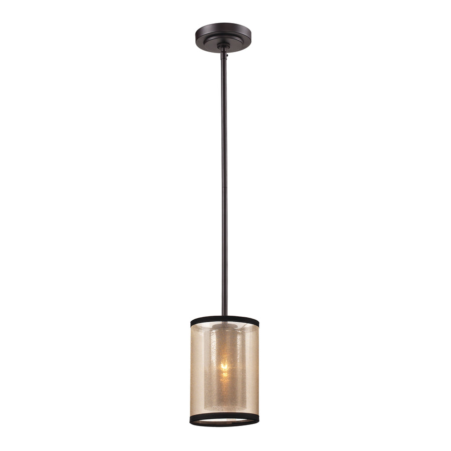Diffusion 6' 1 Light Mini Pendant in Oil Rubbed Bronze