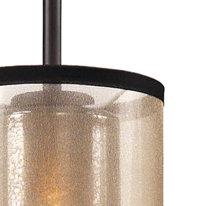 Diffusion 6' 1 Light Mini Pendant in Oil Rubbed Bronze