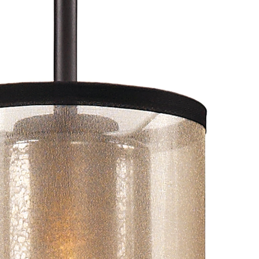 Diffusion 6' 1 Light Mini Pendant in Oil Rubbed Bronze