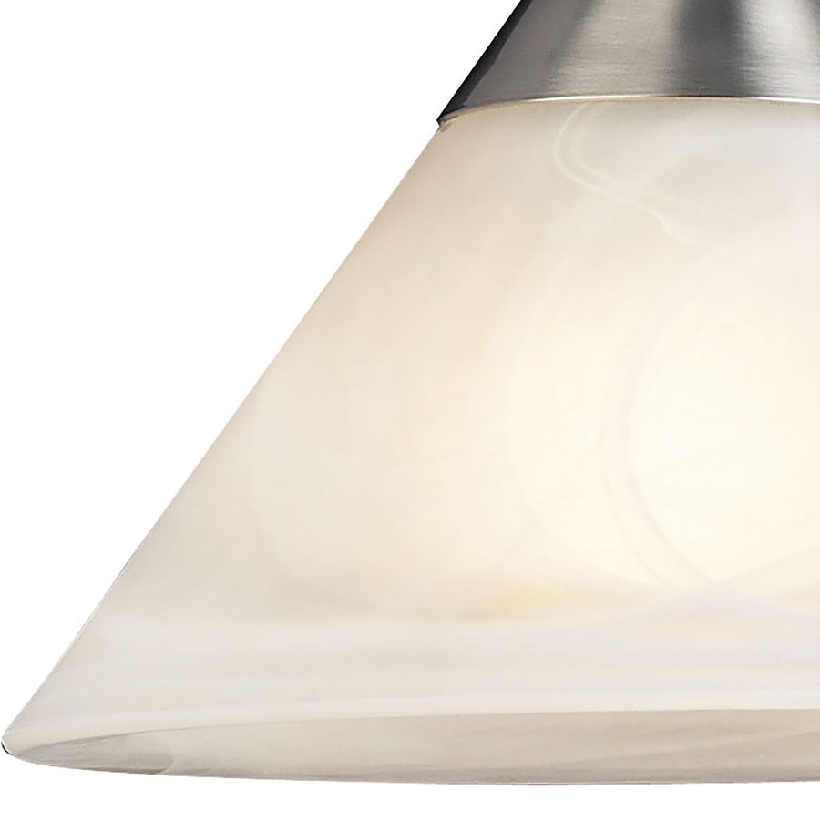 Elysburg 7' 1 Light Mini Pendant in Satin Nickel