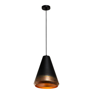 Embla 15' 1 Light Pendant in Brass Ombre