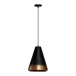 Embla 15' 1 Light Pendant in Brass Ombre