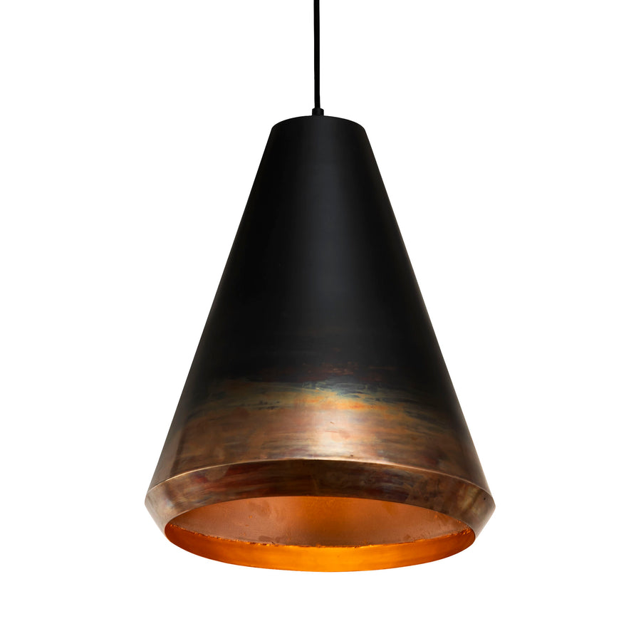 Embla 15' 1 Light Pendant in Brass Ombre