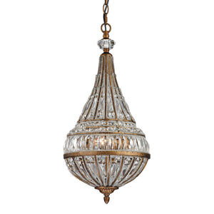 Empire 11' 3 Light Mini Pendant in Mocha