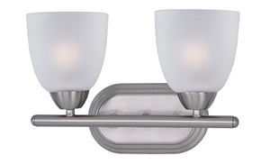 Axis 13' 2 Light Bath Vanity Light in Satin Nickel