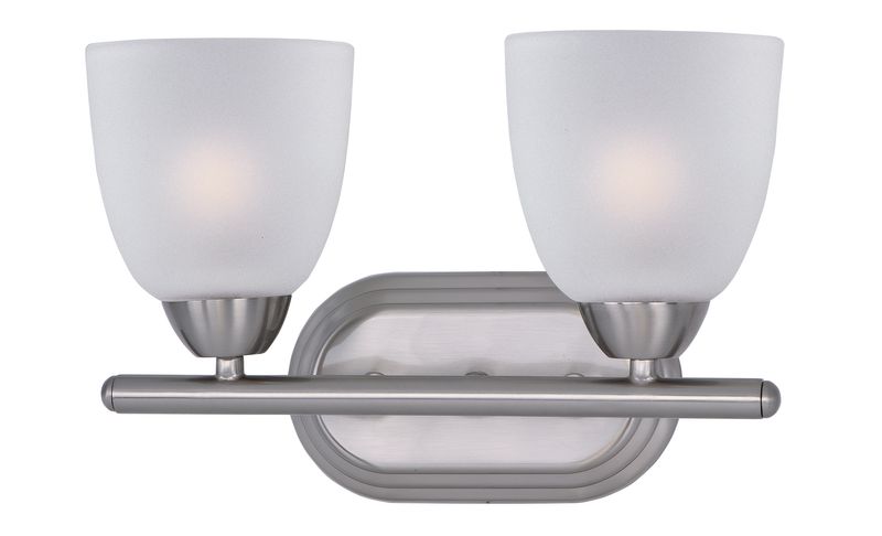 Axis 13' 2 Light Bath Vanity Light in Satin Nickel
