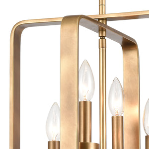 Erindale 13' 4 Light Pendant in Natural