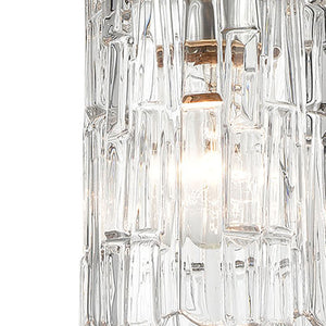 Ezra 4.5' 1 Light Mini Pendant in Polished Chrome