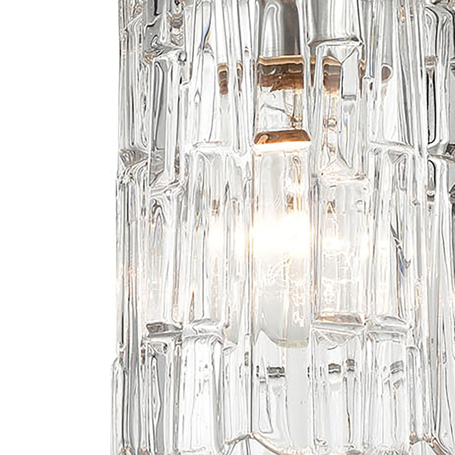 Ezra 4.5' 1 Light Mini Pendant in Polished Chrome