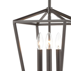 Fairfax 9' 3 Light Mini Pendant in Oil Rubbed Bronze