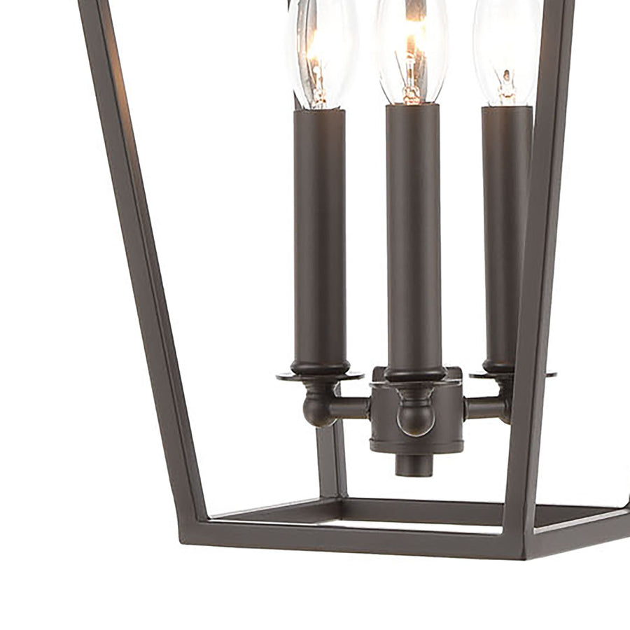 Fairfax 9' 3 Light Mini Pendant in Oil Rubbed Bronze