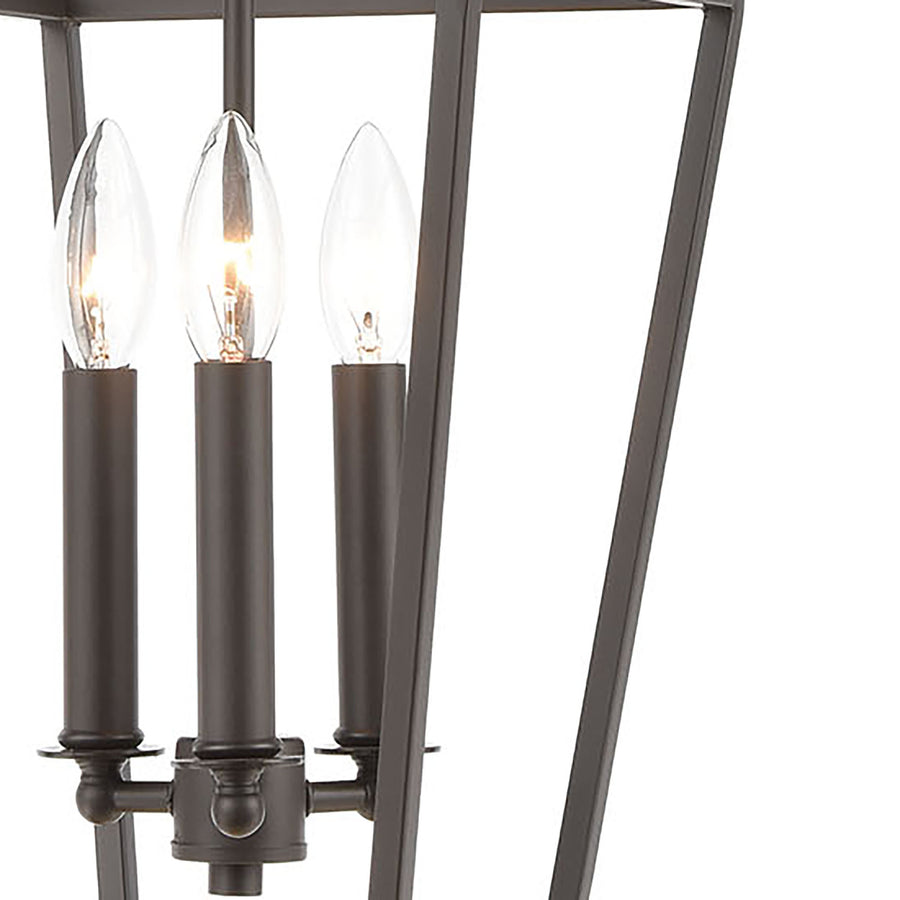 Fairfax 9' 3 Light Mini Pendant in Oil Rubbed Bronze