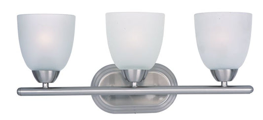 Axis 21" 3 Light Bath Vanity Light in Satin Nickel