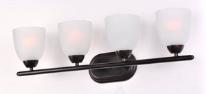 Axis 28.5' 4 Light Vanity Lighting in Oil Rubbed Bronze