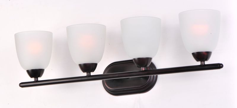 Axis 28.5' 4 Light Vanity Lighting in Oil Rubbed Bronze