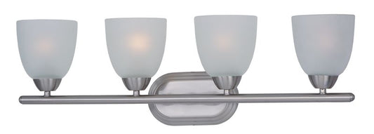 Axis 28.5" 4 Light Bath Vanity Light in Satin Nickel