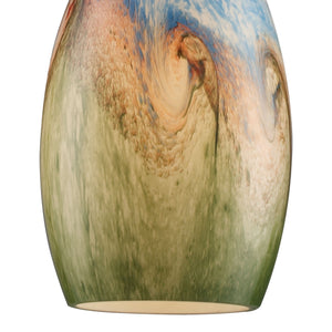 Geologic 6' 1 Light Mini Pendant in Satin Nickel