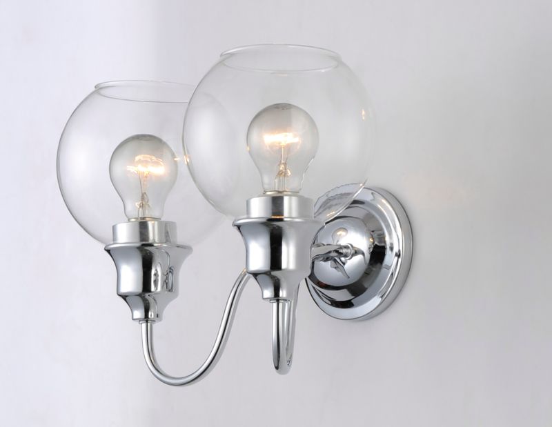 Ballord 14' 2 Light Vanity Lighting in Polished Chrome