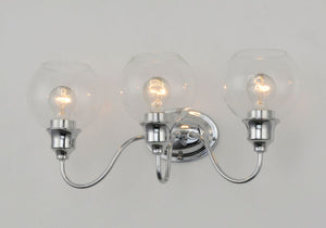 Ballord 22' 3 Light Vanity Lighting in Polished Chrome