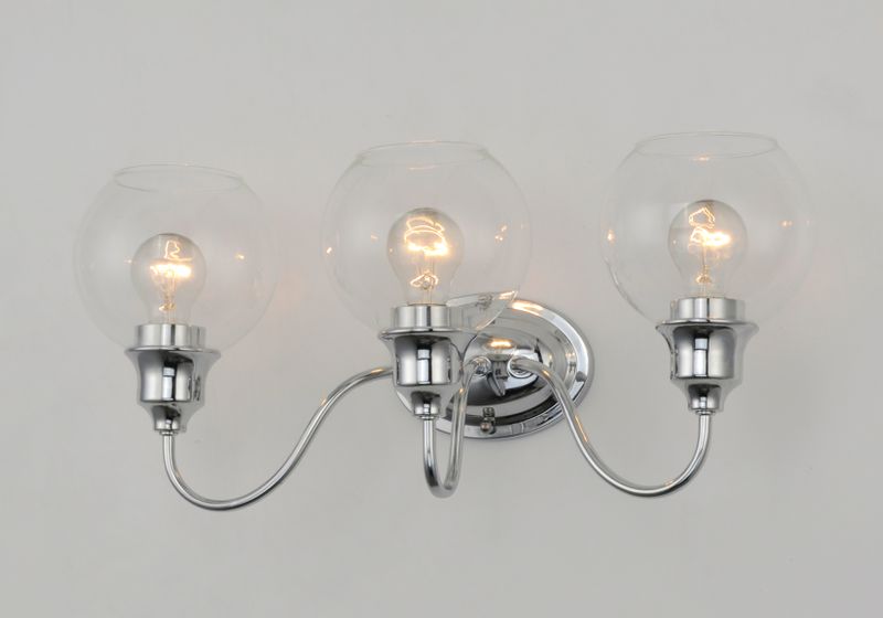 Ballord 22' 3 Light Vanity Lighting in Polished Chrome